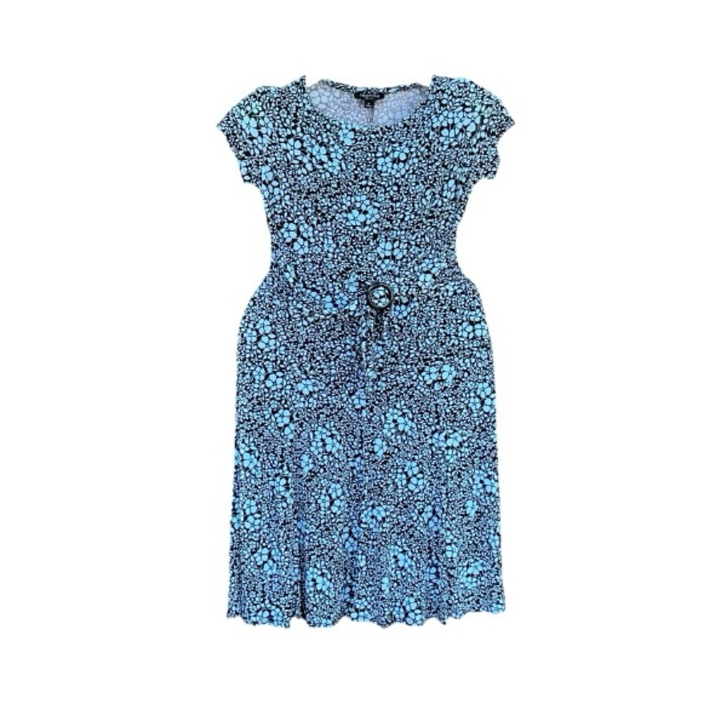 Perceptions Black And Blue Patterned 2pc Set - image 1